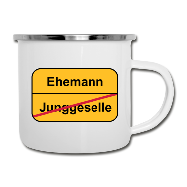 Junggesellenabschied Emaille Tasse - Junggesellenabschied