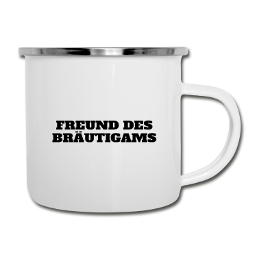 Junggesellenabschied Emaille Tasse - Junggesellenabschied