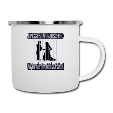 Junggesellenabschied Emaille Tasse - junggesellenabschied