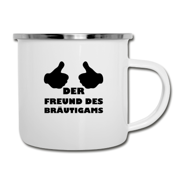 Junggesellenabschied Emaille Tasse - Junggesellenabschied