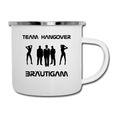 Junggesellenabschied Emaille Tasse - Junggesellenabschied