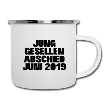Junggesellenabschied Emaille Tasse - Junggesellenabschied