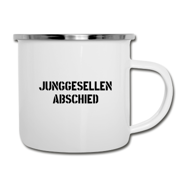 Junggesellenabschied Emaille Tasse - Junggesellenabschied