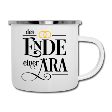 Junggesellenabschied Emaille Tasse - Junggesellenabschied