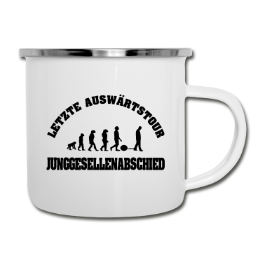 Junggesellenabschied Emaille Tasse - Junggesellenabschied