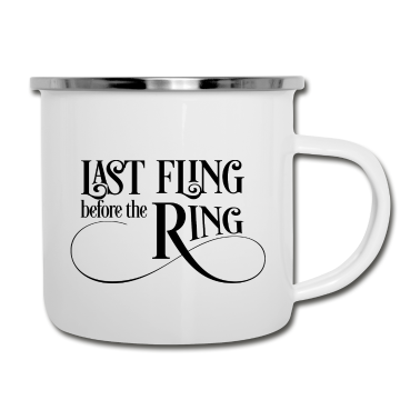Junggesellenabschied Emaille Tasse - Junggesellenabschied