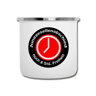 Junggesellenabschied Emaille Tasse - Junggesellenabschied