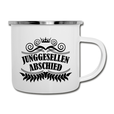 Junggesellenabschied Emaille Tasse - junggesellenabschied
