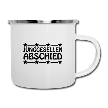 Junggesellenabschied Emaille Tasse - junggesellenabschied