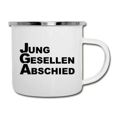 Junggesellenabschied Emaille Tasse - Junggesellenabschied