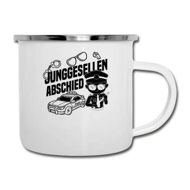 Junggesellenabschied Emaille Tasse - Junggesellenabschied