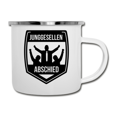 Junggesellenabschied Emaille Tasse - junggesellenabschied