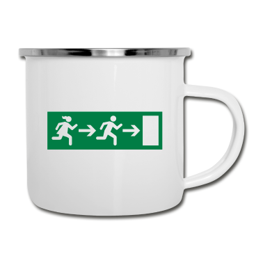 Junggesellenabschied Emaille Tasse - Junggesellenabschied