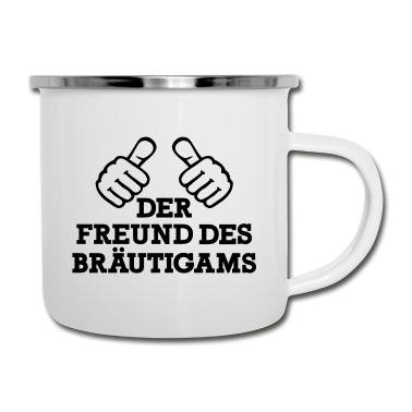Junggesellenabschied Emaille Tasse - Junggesellenabschied