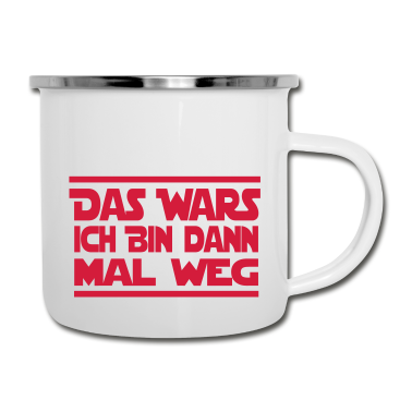 Junggesellenabschied Emaille Tasse - Junggesellenabschied