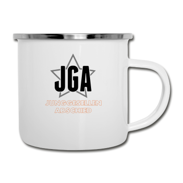 Junggesellenabschied Emaille Tasse - Junggesellenabschied