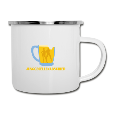 Junggesellenabschied Emaille Tasse - Junggesellenabschied