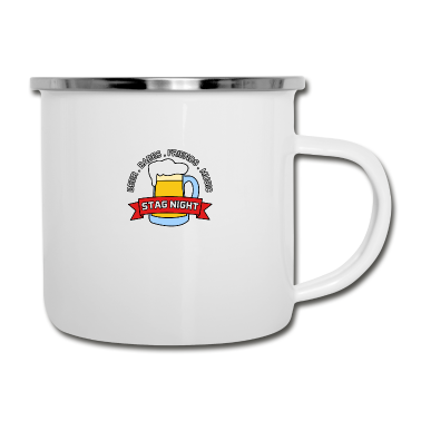 Junggesellenabschied Emaille Tasse - Junggesellenabschied