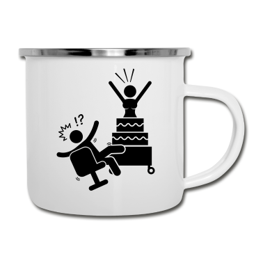 Junggesellenabschied Emaille Tasse - Junggesellenabschied
