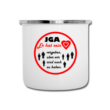 Junggesellenabschied Emaille Tasse - Junggesellenabschied