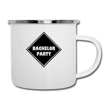 Junggesellenabschied Emaille Tasse - Junggesellenabschied