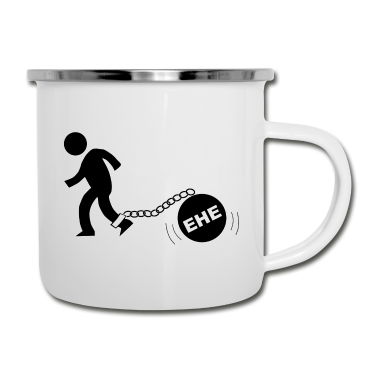Junggesellenabschied Emaille Tasse - Junggesellenabschied