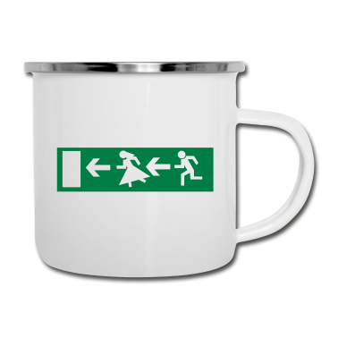 Junggesellenabschied Emaille Tasse - Junggesellenabschied
