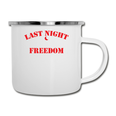 Junggesellenabschied Emaille Tasse - Junggesellenabschied JGA