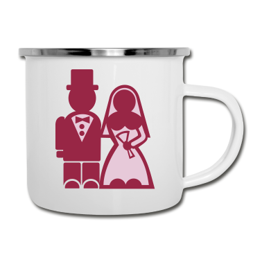 Junggesellenabschied Emaille Tasse - Junggesellenabschied - Hochzeit