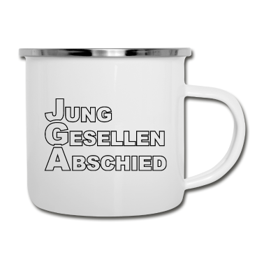 Junggesellenabschied Emaille Tasse - JGA Junggesellenabschied