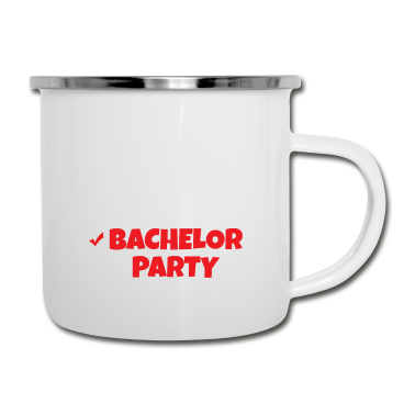 Junggesellenabschied Emaille Tasse - Junggesellenabschied JGA