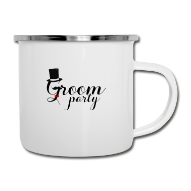 Junggesellenabschied Emaille Tasse - JGA Junggesellenabschied