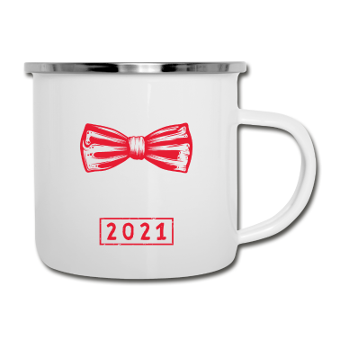Junggesellenabschied Emaille Tasse - Junggesellenabschied 2021
