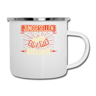 Junggesellenabschied Emaille Tasse - Junggesellenabschied JGA