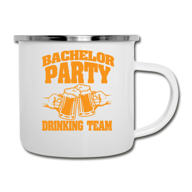 Junggesellenabschied Emaille Tasse - Junggesellenabschied Hochzeit