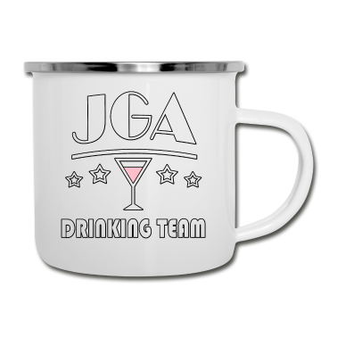 Junggesellenabschied Emaille Tasse - JGA, Junggesellenabschied