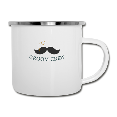 Junggesellenabschied Emaille Tasse - Junggesellenabschied Crew