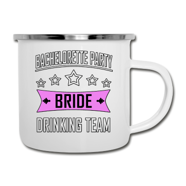 Junggesellenabschied Emaille Tasse - JGA Junggesellenabschied