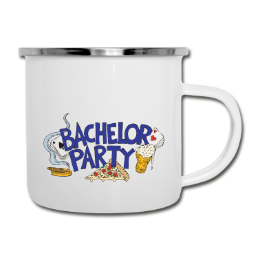 Junggesellenabschied Emaille Tasse - Junggesellenabschied