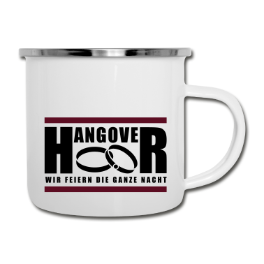Junggesellenabschied Emaille Tasse - Hangover - Junggesellenabschied