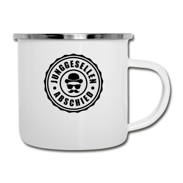 Junggesellenabschied Emaille Tasse - Junggesellenabschied - JGA