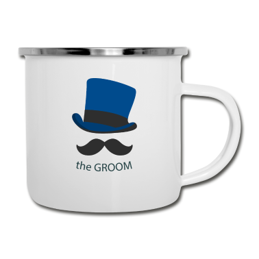 Junggesellenabschied Emaille Tasse - Junggesellenabschied Bräutigam