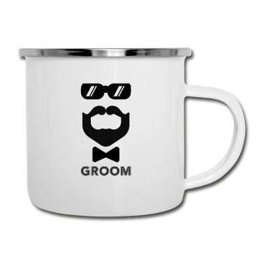 Junggesellenabschied Emaille Tasse - Junggesellenabschied Bräutigam