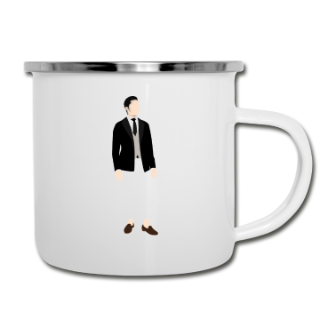 Junggesellenabschied Emaille Tasse - Gentleman Junggesellenabschied