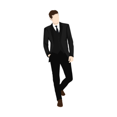 Motiv Gentleman Junggesellenabschied