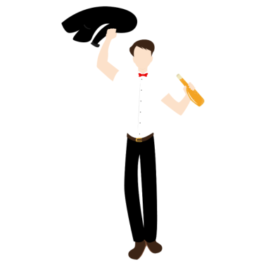 Motiv Gentleman Junggesellenabschied