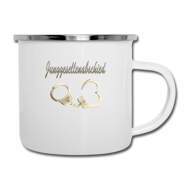 Junggesellenabschied Emaille Tasse - Junggesellenabschied jga