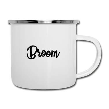 Junggesellenabschied Emaille Tasse - Besen / Junggesellenabschied / Junggesellenabschied