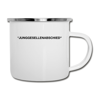 Junggesellenabschied Emaille Tasse - Junggesellenabschied