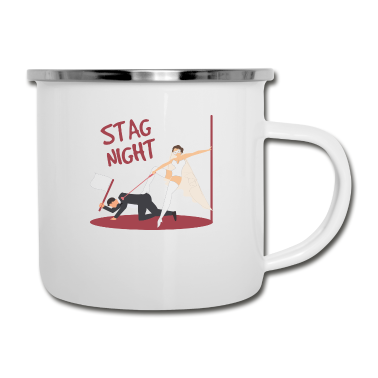 Junggesellenabschied Emaille Tasse - Junggesellenabschied